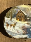 Vintage Paul Bunyan Center  minnesota  Snow Landscape Log Print