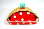 Molly Hatch Retro Red And White Polka Dot Butter Dish  4221