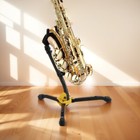 Foldable Sax Tripod Adjustable Folding Saxophone Stand Musical Instrument Parts