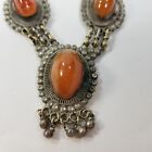Vintage Afghan Banjara Kuchi Jhumka Pendant Belly Dance Gypsy Necklace