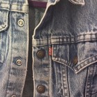 Levi s Kids Blue Denim Trucker Jacket Button Front Long Sleeve Pockets