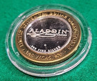 Aladdin Resort Casino Ten Dollar  999 Silver Gaming Token The London Club