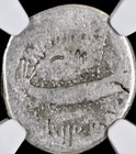 Marc Antony Silver Denarius 30bc Roman Imperatorial Ngc Graded Legionary Genuine
