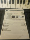 Casio Pt-100 Electronic Musical Instrument Vintage Mini Keyboard Synth W  Manual
