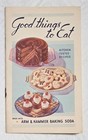 1934 Good Things To Eat  Arm   Hammer Booklet W  Church   Dwight Insert  Pb