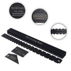 4 Pcs Luthier Tools Guitar Neck Straight Edge Fret Leveling Beam Ruler-kit Set