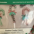 Vintage Merri Mac Candy Canes Kit 91-53 Sealed Tiny Treasure Beaded Ornament
