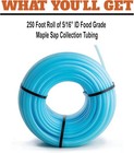 Sap Happy Maple Syrup Sap Collection Tubing  250 Feet  - 5 16  Id - Vacuum Hose 