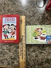 Vtg Sealed Disney Christmas Cards W envelopes Mickey Mouse Minnie 2 Sets