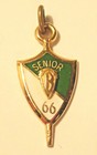 Boylan High School Charm 1966 Rockford Il Antique Gold Tone Senior Key