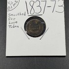 1837-73 Seated Liberty Half Dime Smoothed In Preparation For Love Token Engrave