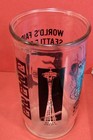 Seattle Worlds Fair Official Guide Book   1962 Space Needle Small Juice Glass
