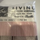 Vtg Bucilla Quilt Kit Living Rose 3285 Single Double Bed Applique Project 84x100