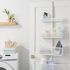 Brightroom Minimalist Metal 6 Mesh Baskets Over-the-door Storage Rack Hanging