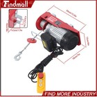Findmall Mini Electric Hoist Pa400 880lbs 14ft 4 2m Wired Remote Control 980w