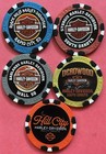 84th Anniversary Harley Davidson Sturgis 2024 Black Hills Rally 5 Poker Chip Set