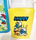 Rare Smurfs 1983 Metal Lunch Box W  Thermos Smurfette Lunchbox