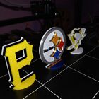 Nfl Nhl And Mlb Pittsburgh Teams 4 Inch 3d Graphics Logo s Set