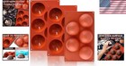 Flexible 5-cavity Silicone Baking Molds - Easy Release For Large Cakes   Treats