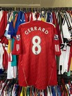 Liverpool 2011 2012 Home Shirt Jersey Adidas P96763 Sz L Men  8 Gerrard