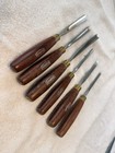 Vintage Marples No 152 6pc Wood Carving Chisel Gouge Set Made In England