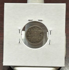 1884 Near 4 Canada Silver 5 Cent - Semi Key Date - Vg - Some Scratches