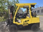 2022 Hyster 9000lb Solid Pneumatic Forklift With Side Shift And 3 Stage Mast