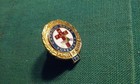 Vintage Catholic Order Foresters 75 Year Service Laplel Pin Religious Fraternity