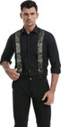 Camo Suspenders For Men Heavy Duty Clips Hunting Work Adjustable Braces