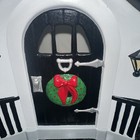 Vintage Holland Mold Ceramic Christmas Front House Door