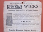 Kerogas Stove Wicks Point Of Purchase Cardboard Hanging Display Slf5-1