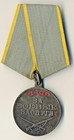 Soviet Russian Star Order Red Medal Badge Courage Bravery With Document   2327 