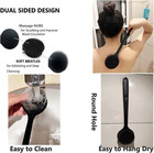 Silicone Long Handle Bath Brush Back Scrubber For Shower Skin Exfoliation