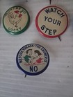 Lot Of 13 Vintage 1930 s-1940 s Humorous Celluloid Pin Pinback Buttons-risque