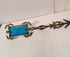 Antique Cast Iron Blue 18 25    Lightning Rod Arrow Weathervane 1890   s Country