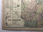 Vintage New Brunswick Atlas Map Old Antique Pictorial Atlas Of The Us   World