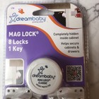 Dreambaby Mag Lock Classic Child Safety Magnetic Cabinet Drawer 8 Locks 1 Key