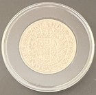 1935 New Zealand Silver Half Crown Coin George V Key Date Scarce Low Mintage  2 