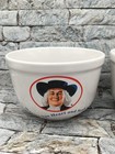 Set Of 2 -1999 Quaker Oats Ceramic Oatmeal Cereal Bowl-gr  Cond  No Chips cracks