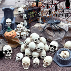 30pcs Halloween Mini Skull Figurines resin Skeleton Head Statue Party Decor