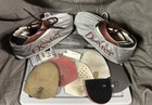 Dexter Sst8 Bowling Shoes White Black Red With Shoe Covers Size 6 5 M