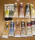 Lot Of 25 Winsor   Newton Winton Oil Color Paint Tubes 1 25 Oz  Grumbacher Duro