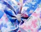 Girls Hair Bows Clips Jojo Siwa Bow Collection Tie Dye Blue Pink Silver Unicorn