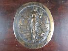 Pair Antique Ornate Cast Brass Or Bronze Furniture Mounts On Wood Spares Parts
