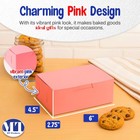 Mt Products Pink Cookie Boxes - 6  X 4 5  X 2 75  Bakery Boxes - Pack Of 15