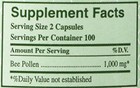 Y s  Eco Bee Farms 100  Pure Bee Pollen 1000mg 200 Capsules Immune Energy