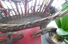 Antique Wicker Woven Doll Buggy Carriage  Collectible Photo Prop  Baby Shower