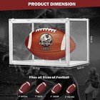 Leffis Football Display Case  Football Case Display Case  Memorabilia Display   