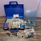Large Lot Beads   Jewelry Making Supplies Beads  Hardware Tool Kit Approx  18lbs