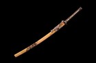 Japanese Samurai Sword Katana T10 Clay Tempered Steel Razor Sharp Shell Saya